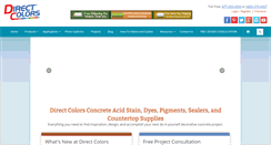 Desktop Screenshot of directcolors.com